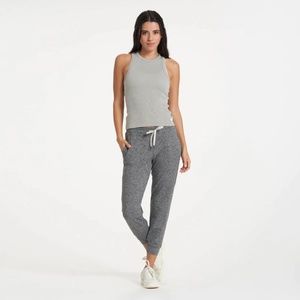 Vuori Sunrise High Neck Tank - Eucalyptus